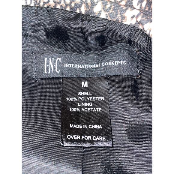 INC International Concepts Snakeskin Print Belted Trench Coat - Women's Size M‎ - Picture 5 of 8